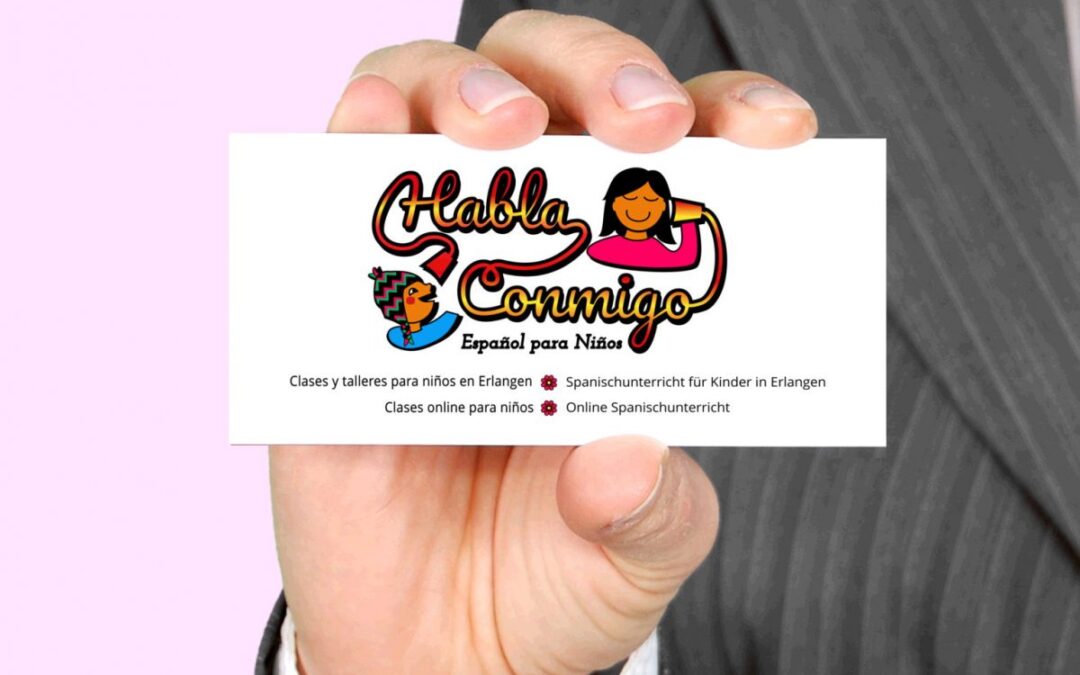 Tarjetas de visita profesora de español