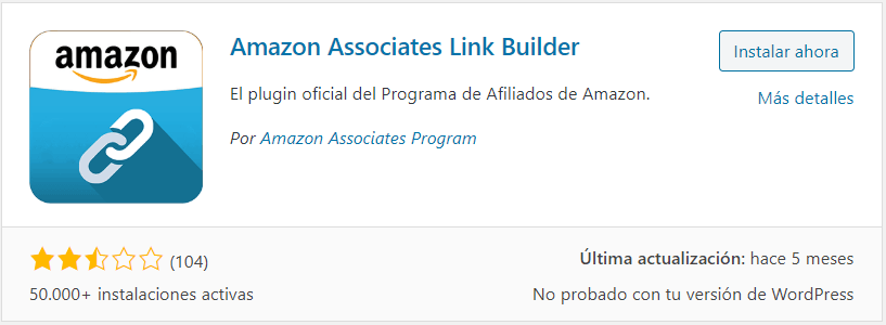 Plugin oficial de afiliados de Amazon