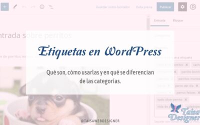 Etiquetas en WordPress: Qué son y cómo usarlas