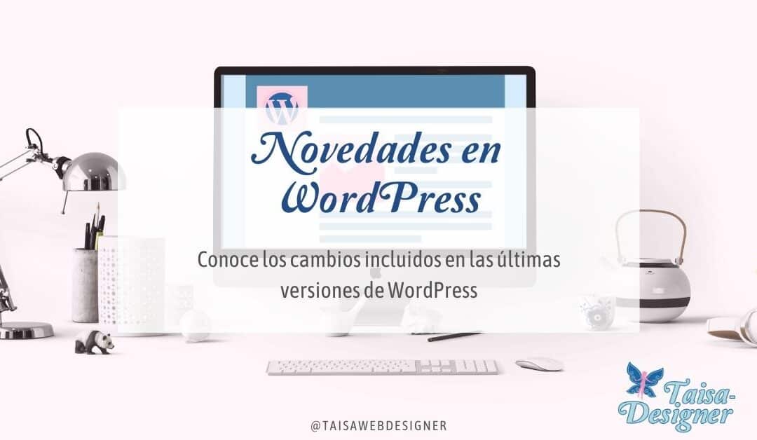 Novedades WordPress nueva versión