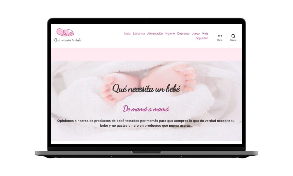 Diseño de blog de maternidad - nichos