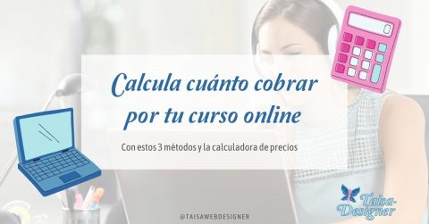 Cuánto cobrar por un curso online