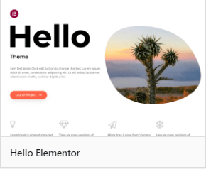Temas gratuitos: Hello Elementor
